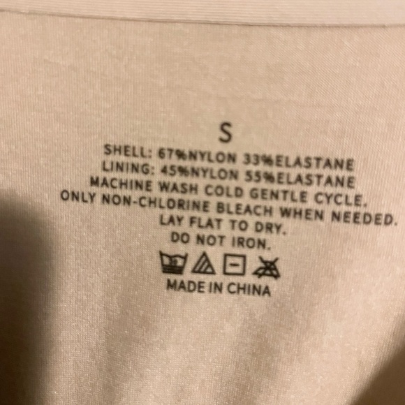 Sz S SHAPERX Bodysuit for Women Tummy Control Shapewear Mid-Thigh Seamless NW - Picture 5 of 5